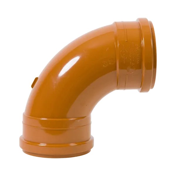 Economy Range 110mm 90° Sewer Drainage Bend – Double Socket