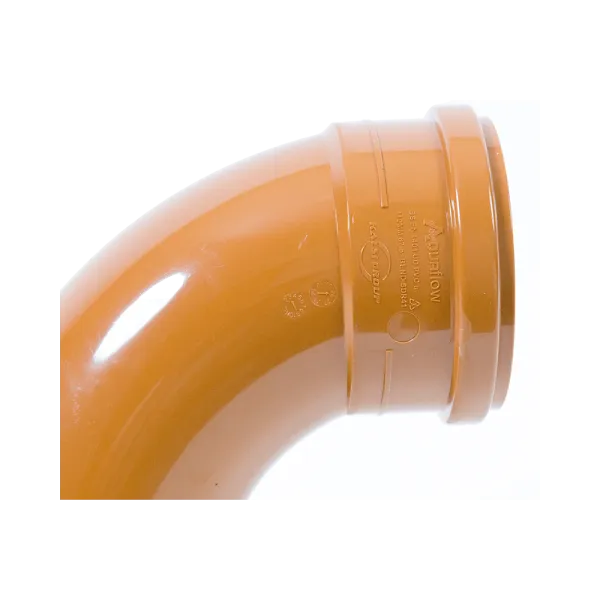 Economy Range 110mm 90° Sewer Drainage Bend – Double Socket