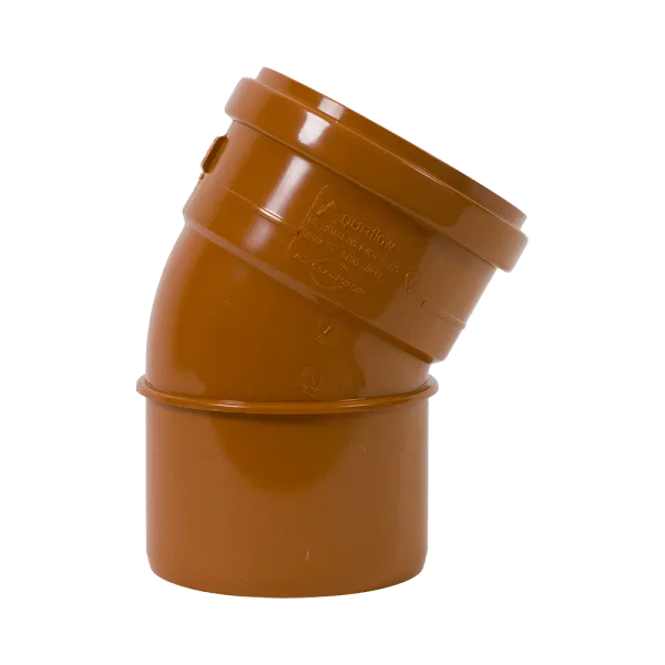 Economy Range 110mm 30° Sewer Drainage Bend – Single Socket