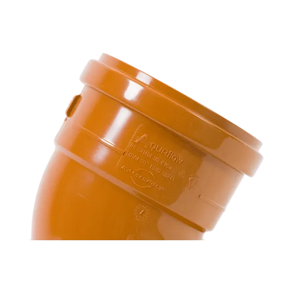 Economy Range 110mm 30° Sewer Drainage Bend – Double Socket