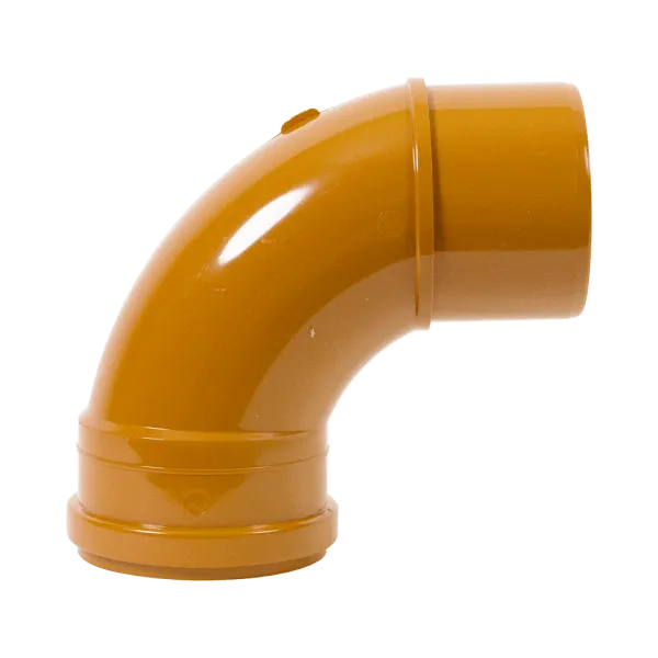 Economy Range 110mm 90° Sewer Drainage Bend – Single Socket