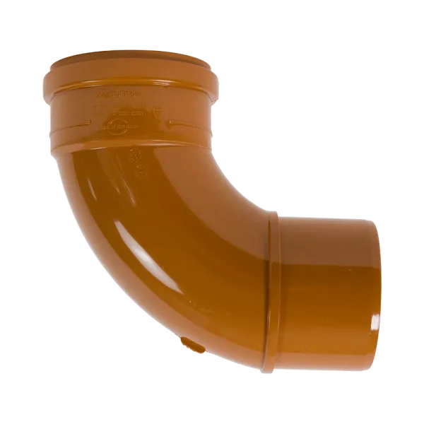 Economy Range 110mm 90° Sewer Drainage Bend – Single Socket