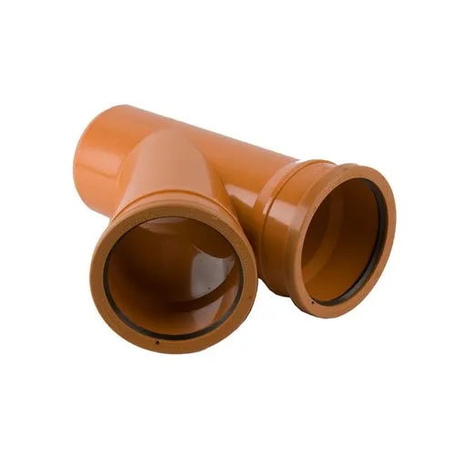 110mm x 110mm 45° Sewer Drainage Oblique Y Branch Junction – Double Socket