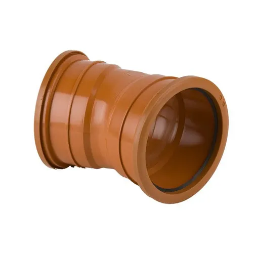 160mm 22.5° Sewer Drainage Bend – Double Socket