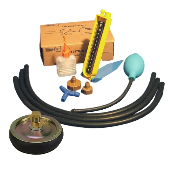 Drain Air Testing Kit with 6" Test Plugs Bundle