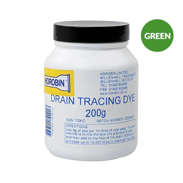 Drain Tracing Dye 200g - Green