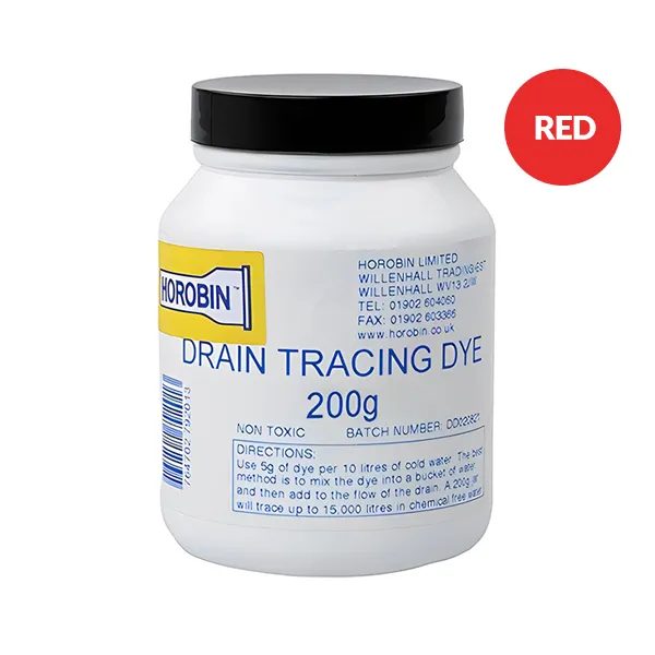 Drain Tracing Dye 200g - Red