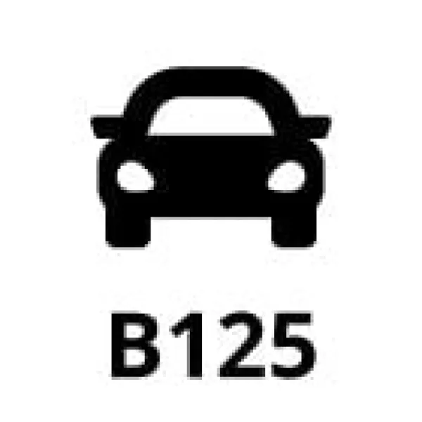B125 Ductile Iron Cover and Frame 600 x 600 Square 40mm Deep