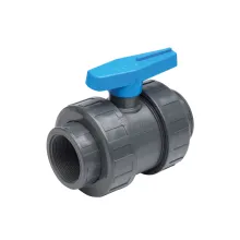 Ball Valve PVC Threaded Double Union