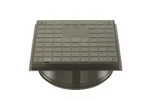 315mm Dia Shallow Access Inspection Chamber Sealed Lid (Pedestrian)