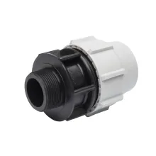 Compression MDPE to BSP Male Adaptor