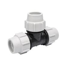 MDPE Water Compression 90° Equal Tee Junction