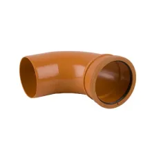 110mm 87.5° Sewer Drainage Bend – Single Socket