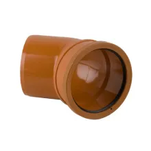 110mm 45° Sewer Drainage Bend – Single Socket