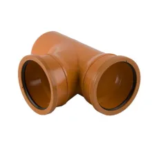 110mm x 110mm 87.5° Sewer Drainage Swept T Branch Junction – Double Socket