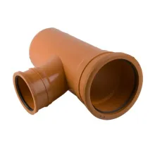 160mm x 110mm 87.5° Sewer Drainage Swept T Branch Junction – Triple Socket