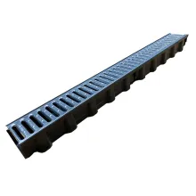 Dek Drain A15 Channel Drainage with Galvanised Grate x 1m