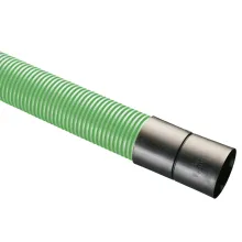 94/110mm x 6m Green Underground CCTV Fibre Optic Twinwall Ducting