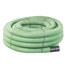 94/110mm x 50m Green Underground CCTV Fibre Optic Twinwall Ducting Coil