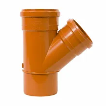 Economy Range 110mm 45° Sewer Drainage Junction – Double Socket