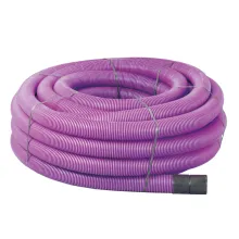 50/63mm x 50m Purple Underground Motorway Communications Twinwall Ducting Coil