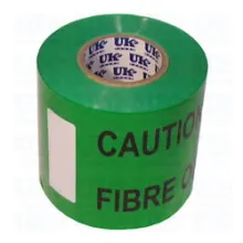 Fibre Optic Green Caution Warning Marker Tape 365m x 150mm