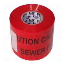 Sewer Red Caution Warning Marker Tape 365m x 150mm