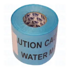 Water Blue Caution Warning Marker Tape 365m x 150mm