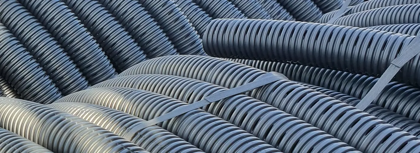 land drain pipes