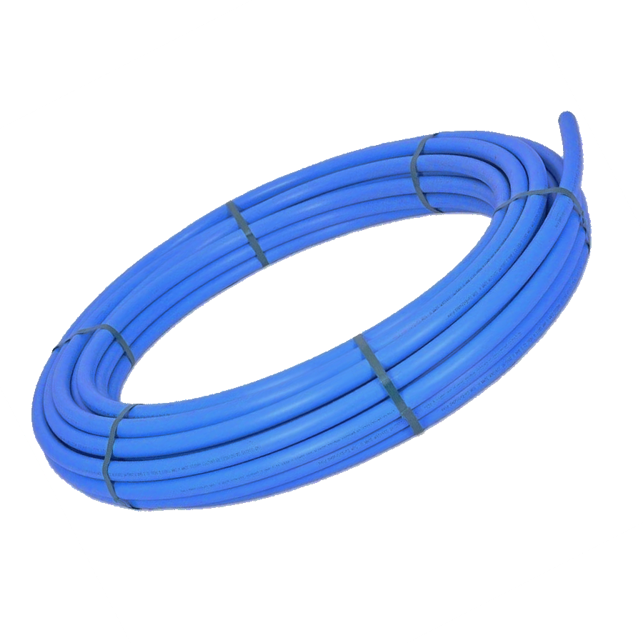 BLUE MDPE PLASTIC MAINS WATER PIPE 20MM 25MM 32MM 25m 50m 100m 150m Roll Coil 